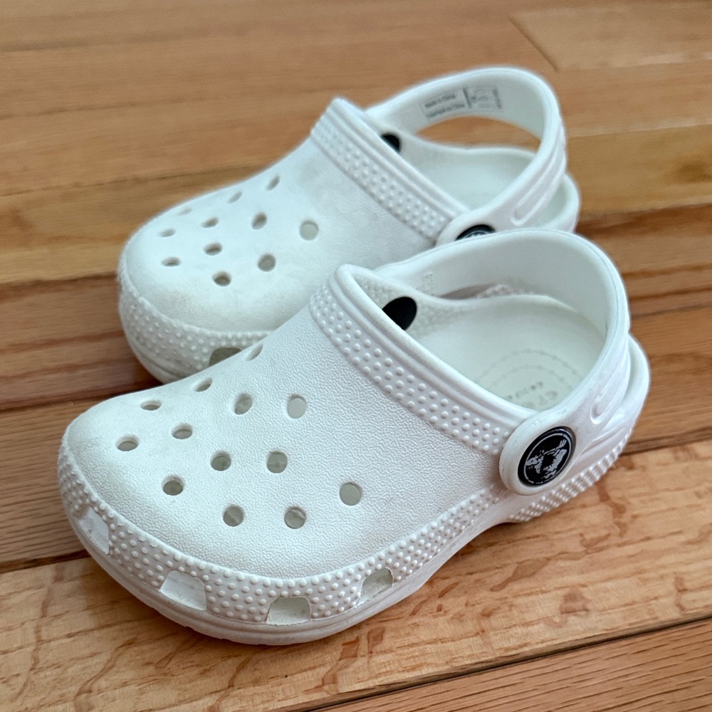 CROCS Kids White Water Shoes
